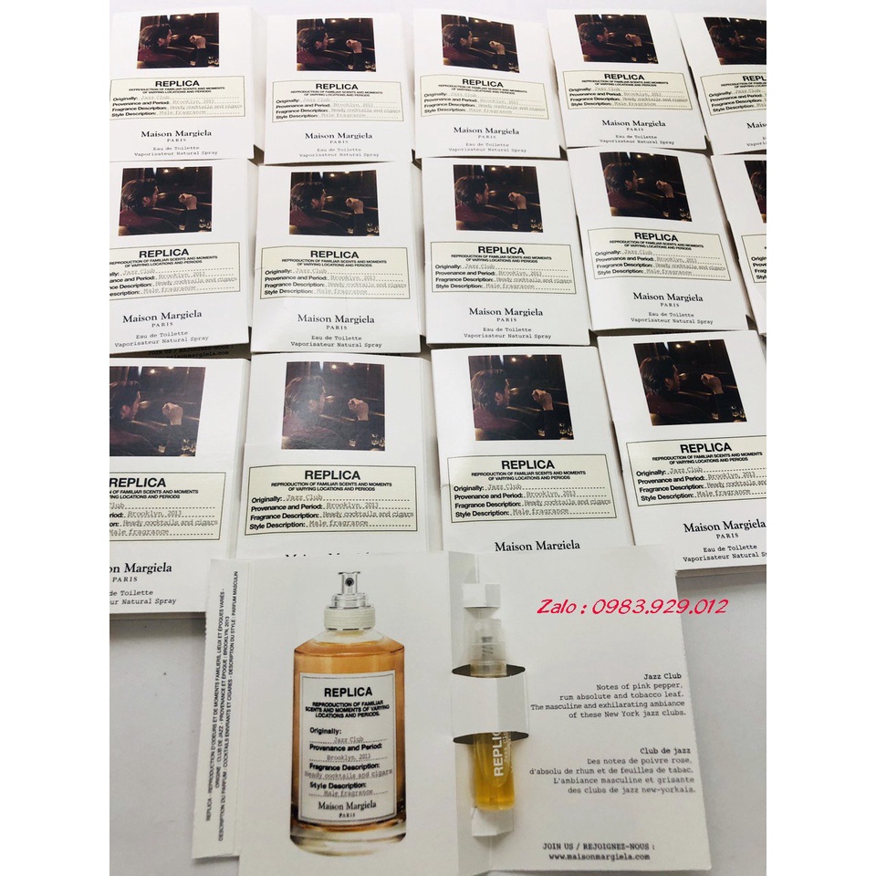 Vial Nước Hoa Maison Margiela Martin Replica Jazz Club
