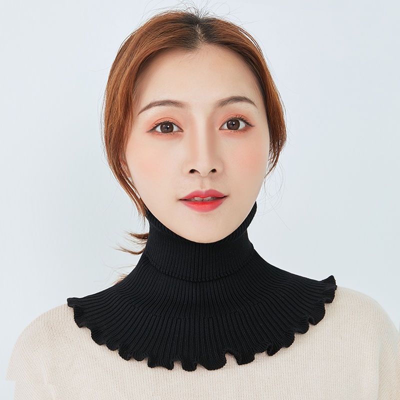 [Aishang Đẹp Phụ Kiện Đẹp] Áo Yếm Len Dệt Kim Chui Đầu Che Cổ Cột Sống Giữ Ấm Mùa Thu Đông Dễ Phối Đồ Thời Trang Cho Nữ