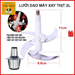 Lưỡi dao máy xay cối inox 304, máy xay đa năng , máy xay thịt lưỡi dao kép thay thế cho máy xay thịt cối 2L