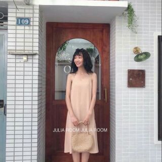 Váy 2 dây suông đũi thái