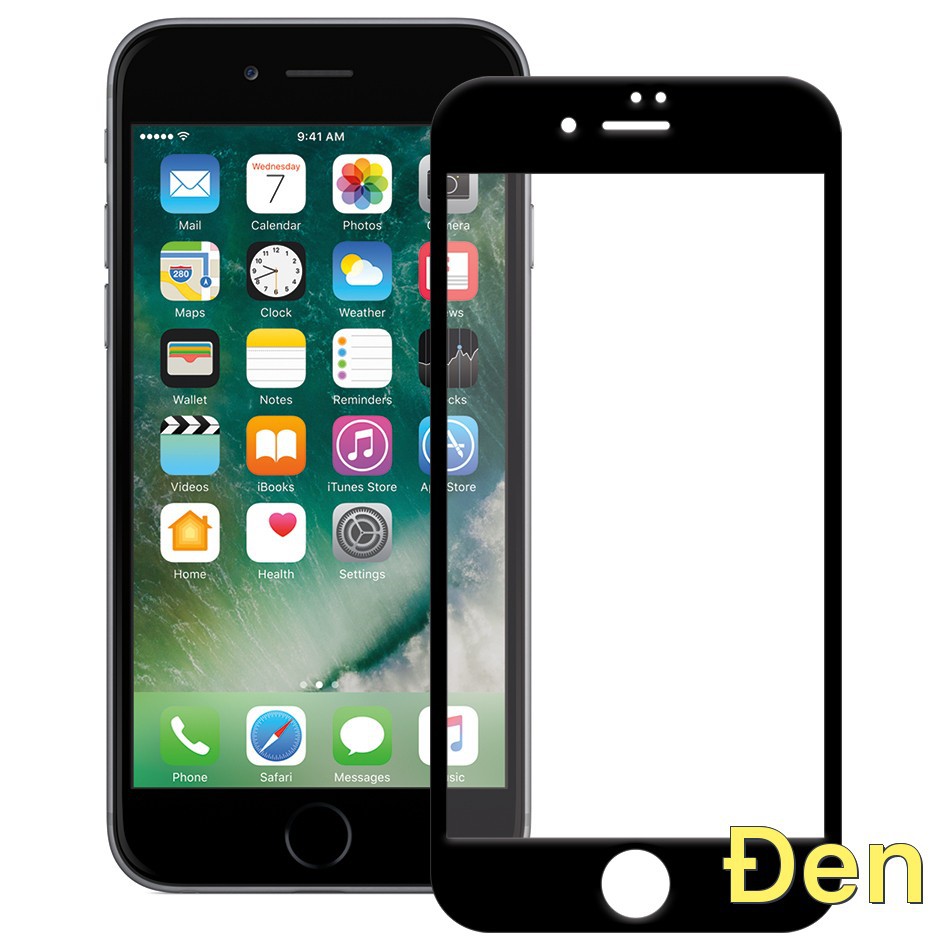 Dán full màn hình viền màu cho iPhone 6 Plus / iPhone 6s Plus giá rẻ