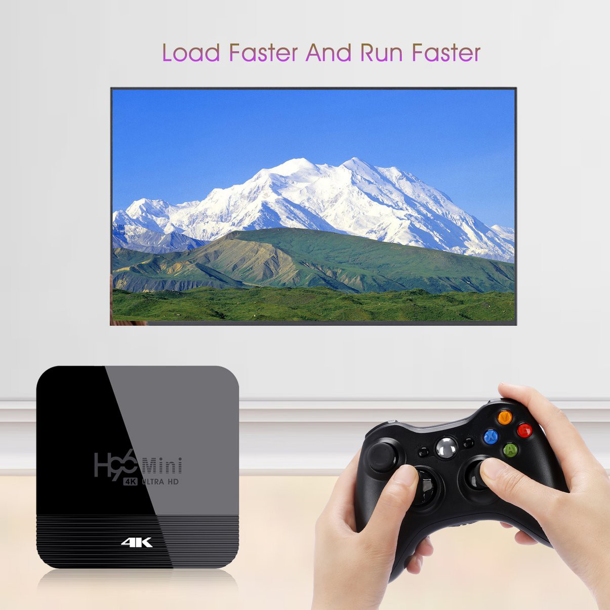 Tv Box H96 Mini H8 Android 9.0 4gb + 8gb 2 + 16gb 2.4g / 5g Wifi 4k | BigBuy360 - bigbuy360.vn