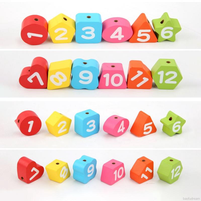 ❤Preschool Children's Early Education Teaching Aids Math Wooden Toys