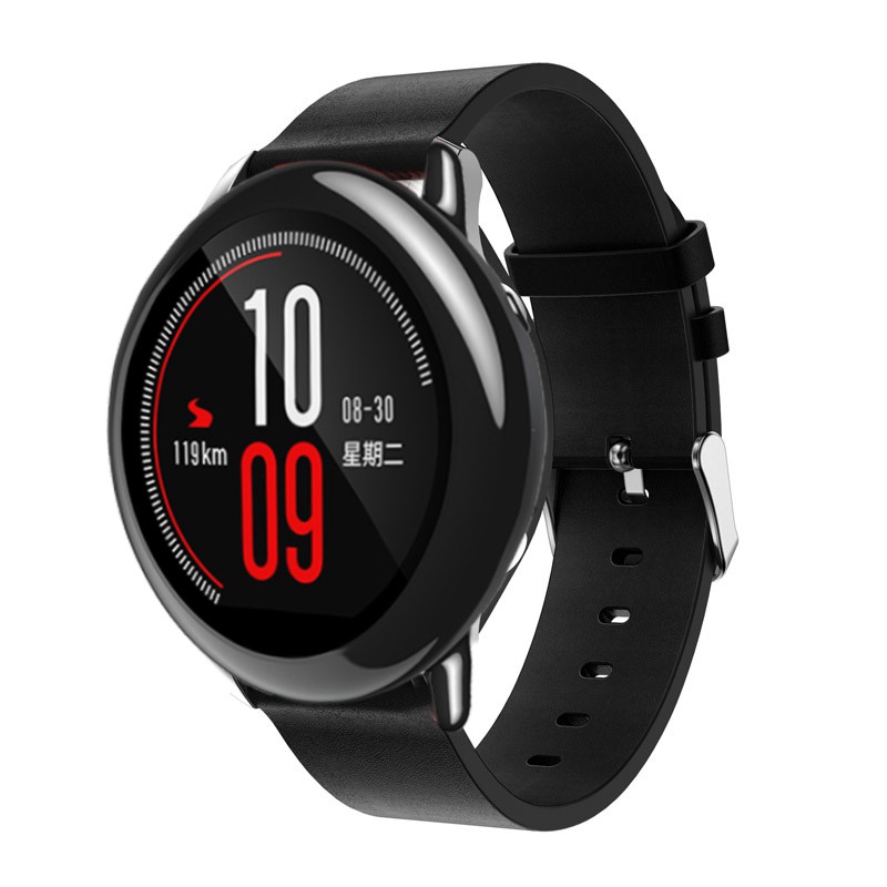 Dây Đeo Thay Thế Chất Liệu Da Thiết Kế Nhiều Lỗ Thời Trang Cho Xiaomi Huami Amazfit Gtr 47mm / Amazfit