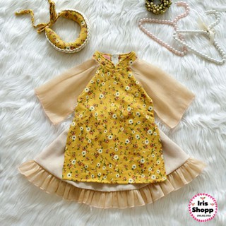 Áo dài Tết bé gái Iris Shopp