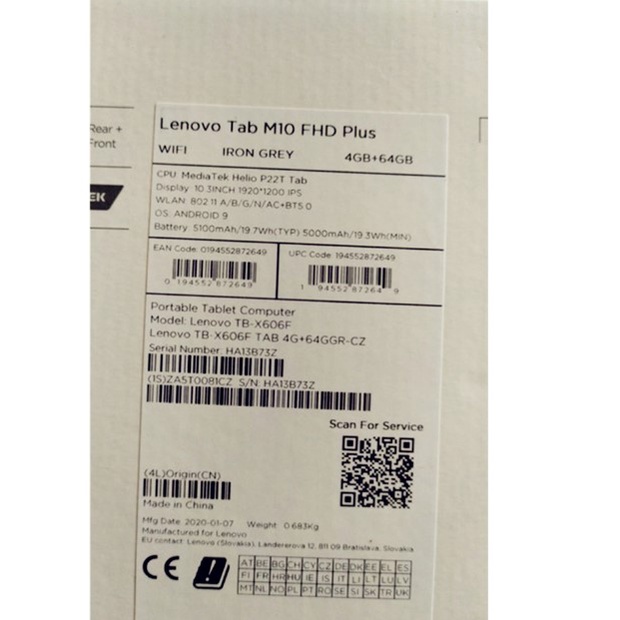 Bao da Lenovo Tab M10 FHD Plus TB-X606 | Gập dựng được | Tặng kèm bút