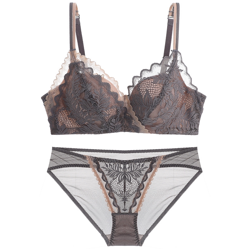 Áo ngực/ set đồ lót phối ren không gọng quyến rũ cho nữ | BigBuy360 - bigbuy360.vn