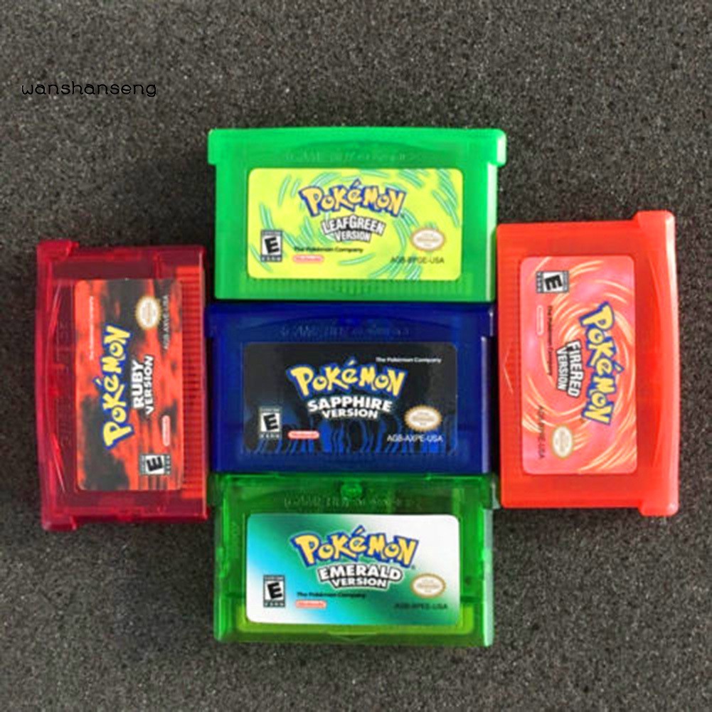 Thẻ Chơi Game Pokemon Ruby / Sapphire / Emerald / Fire Red / Leaf Green / Ruby Cho Gba