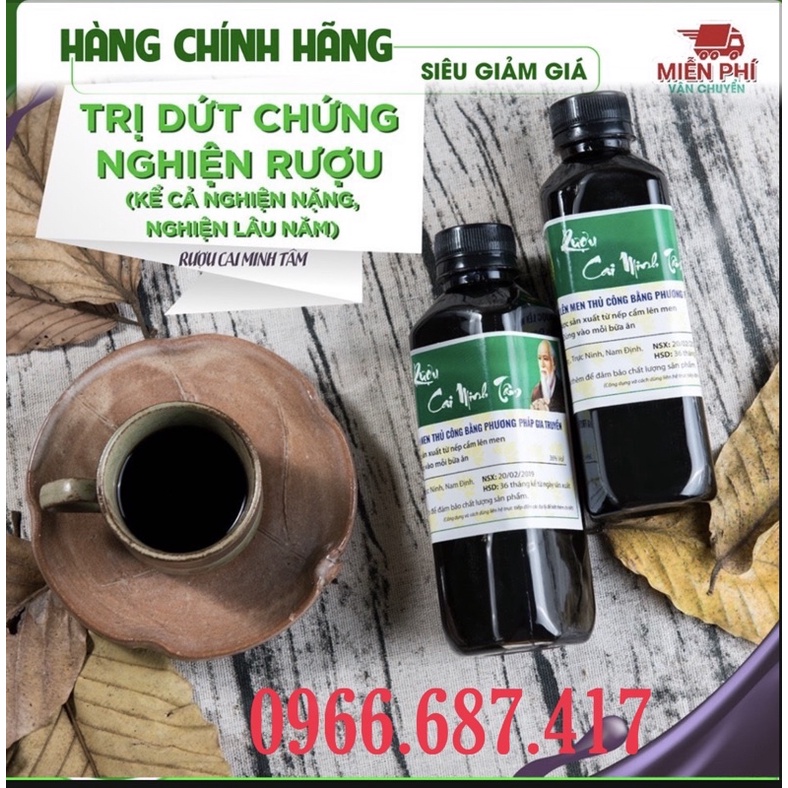 Cai Rượu Bia Liệu Trình cho người uống trên 20 năm