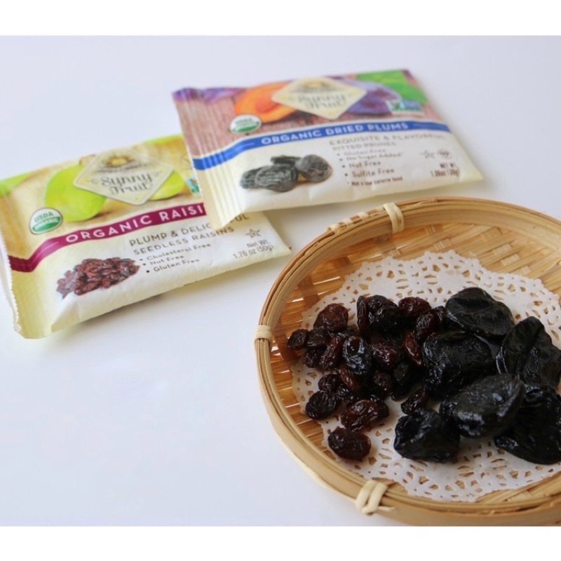 Trái cây sấy khô hữu cơ Sunny Fruit (nho, mận, mơ , sung) - Sumishop2019