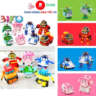Đồ chơi biến hình biệt đội xe robocar Poli 2 trong 1 (lẻ túi rời)