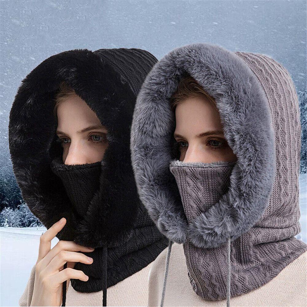 PISTA Mũ Len Trùm Đầu Chống Gió Giữ Ấm