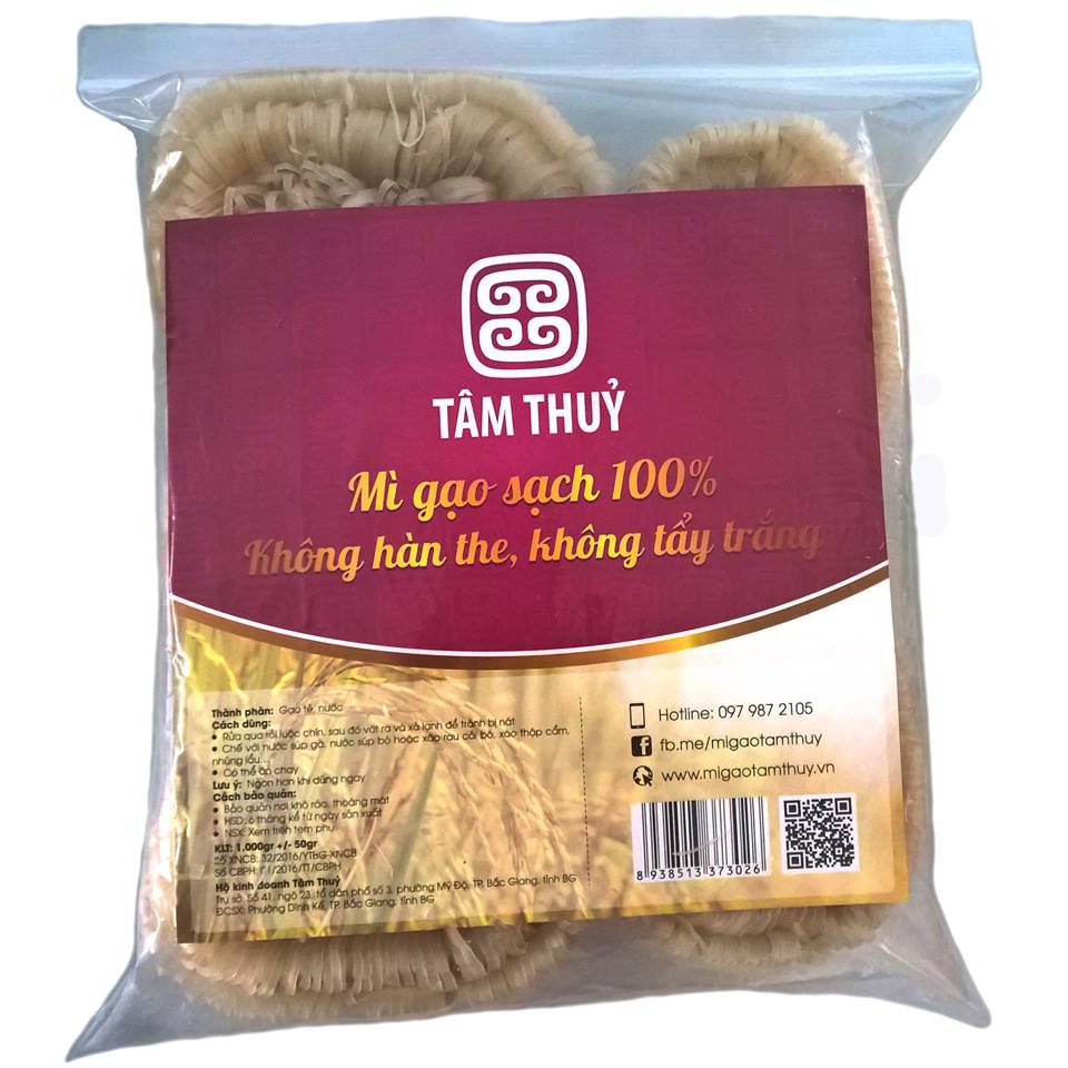 Mì gạo sạch Tâm Thủy