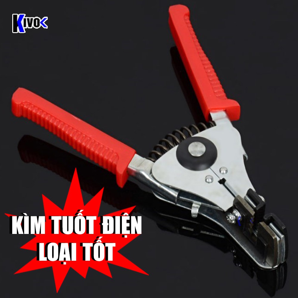 Kìm Tuốt Dây Điện Dân Dụng Nội Địa Trung - Kềm Kiềm Tuốt Dây Điện Gia Dụng Giá Rẻ - Kivo