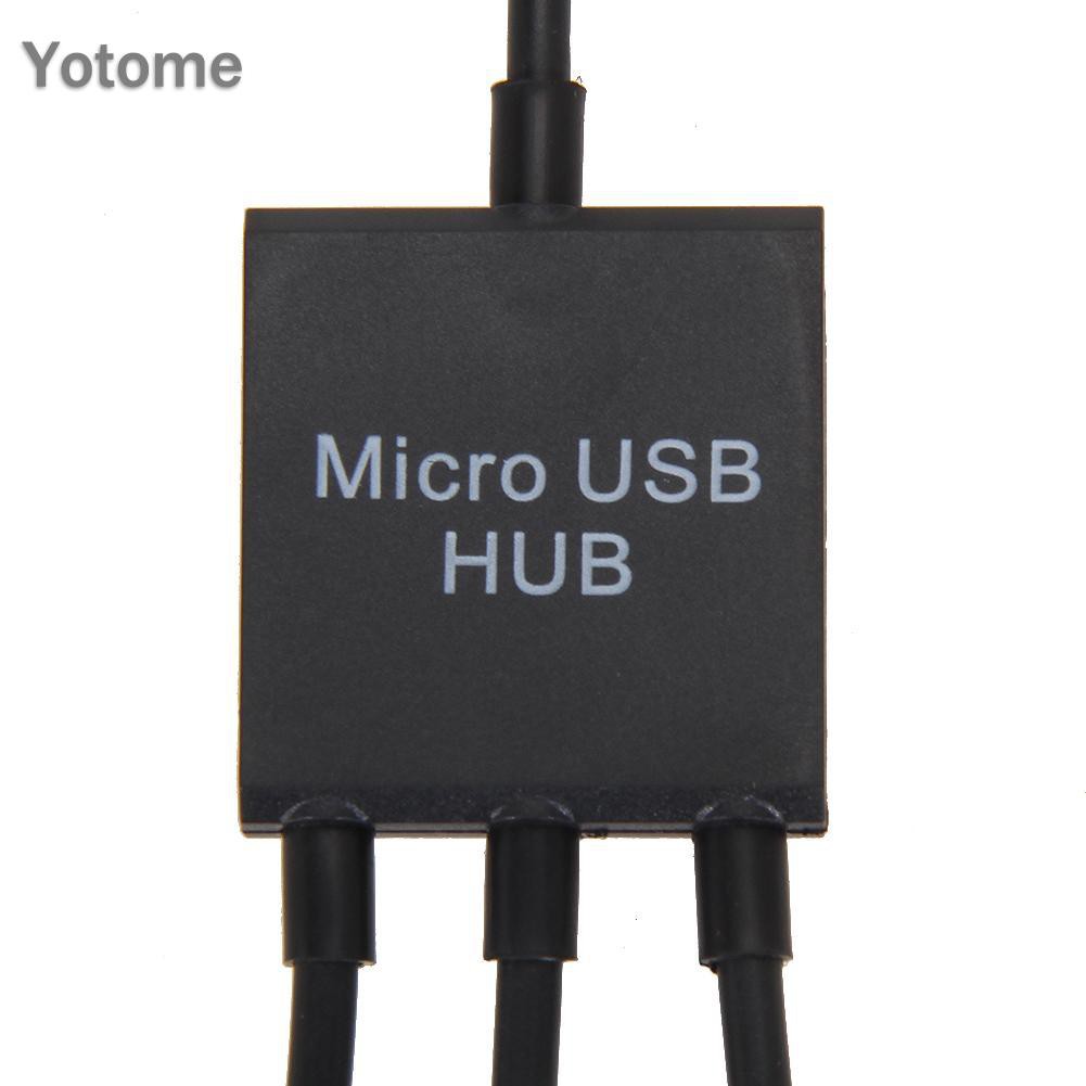 SAMSUNG Cáp Chuyển Đổi 3 Trong 1 Từ Đầu Đực Sang Cổng Micro Usb 2.0 Host Otg Hub