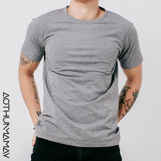 Áo Thun Xám Mạ May (Xám Đậm)