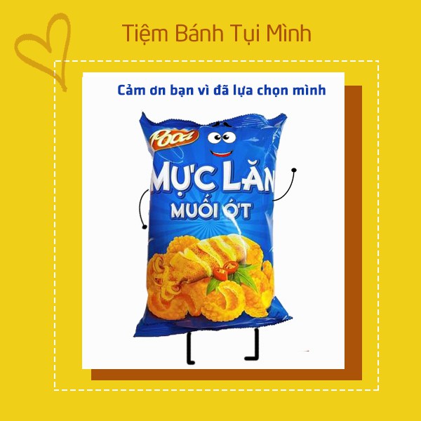 [Big Size] Bánh Snack Poca Mực Lăn Muối Ớt 80g