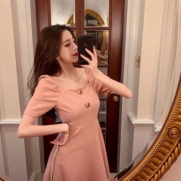 Đầm Nữ Phong Cách Hàn Quốc Đơn Giản Thời Trang