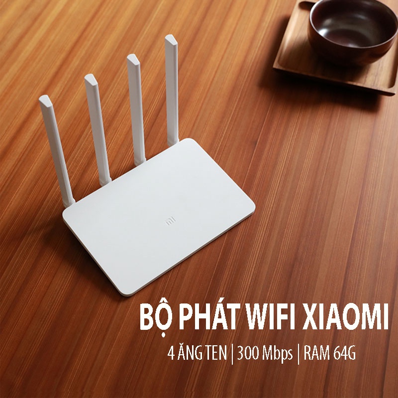 Bộ Phát Wifi Router 4C Xiaomi 4 Râu Chính Hãng Modem WiFi Xiaomi 4C, Cục Phát Wifi, Kích Sóng Wifi VT122