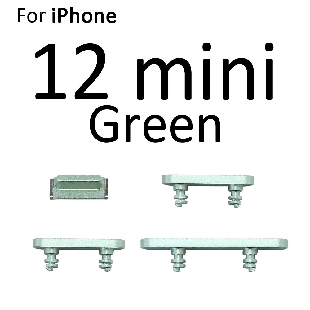 Bộ phụ kiện thay thế nút bấm nguồn âm lượng cho iPhone 12 mini 12 Pro Max