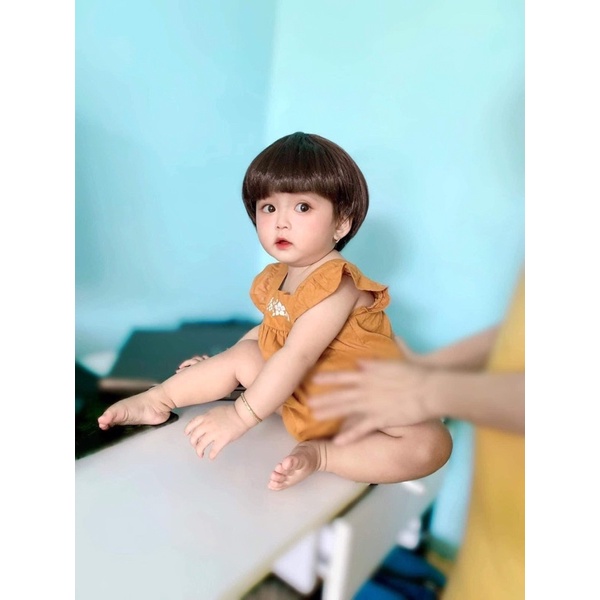 Bộ tóc cho bé gái- Tóc giả cho bé siêu cưng/ Tóc nguyên đầu