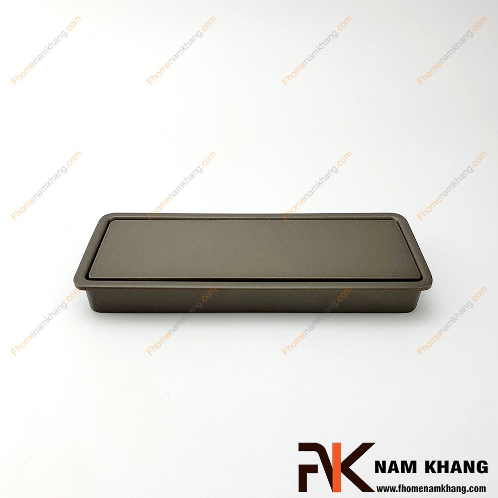 Tay nắm âm tủ bằng nhôm xám mờ NK237-X
