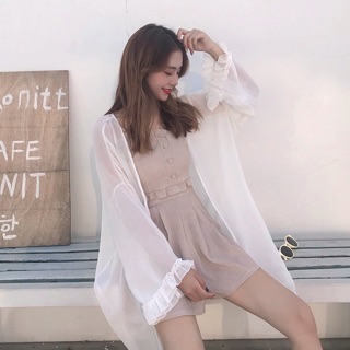 Áo khoác voan ( và set áo quần)