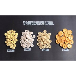 Combo nút áo màu kèm,vang N085-N088 (phụ kiện may vá, trang trí quần áo,Handmade,DIY)