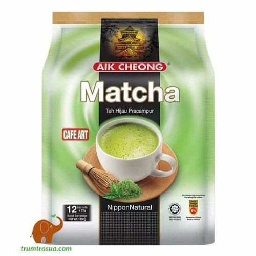 (Mua 1 tặng 1)Trà sữa Aik Cheong Matcha 300g - tặng 1 gói nhỏ 40gr giao ngẫu nhiên