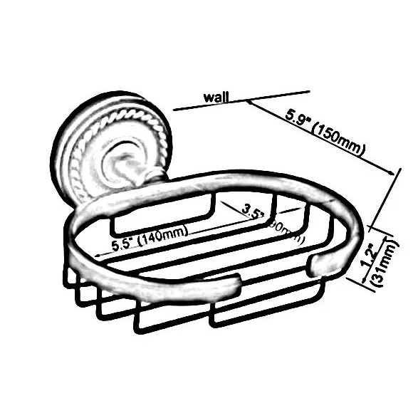 Kệ Để Xà Bông Tắm đồng thau giả cổ SUMY 3105