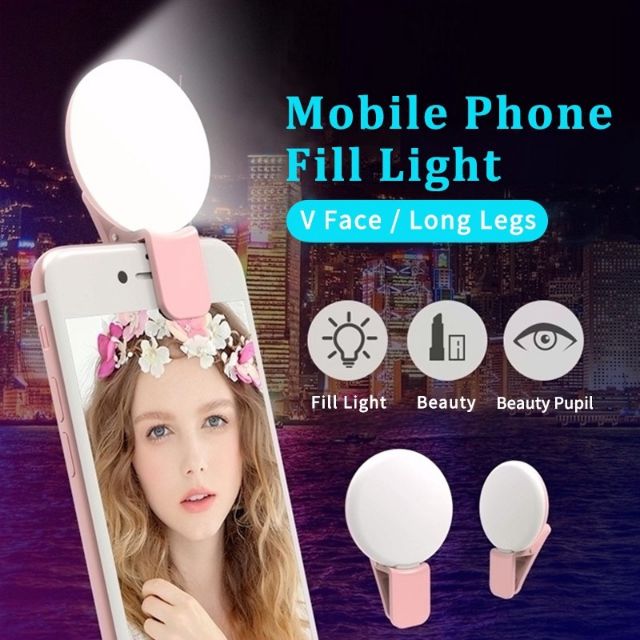 ĐÈN LED HỖ TRỢ ĐIỆN THOẠI CHỤP SELFIE CỰC ĐẸP | BigBuy360 - bigbuy360.vn
