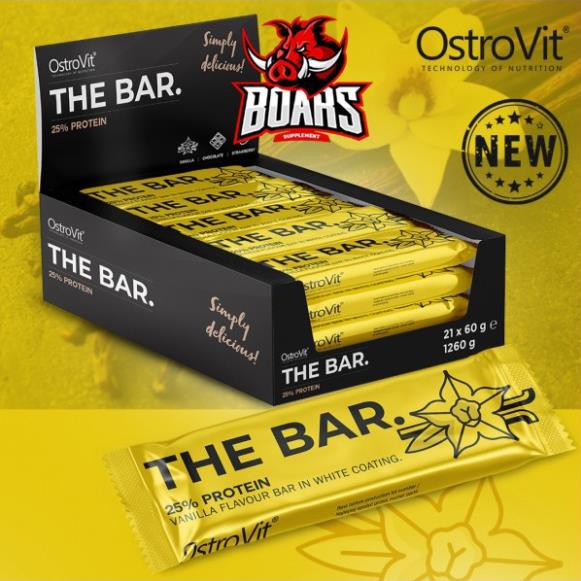 OSTROVIT THE BAR - BÁNH PROTEIN THƠM NGON, TIỆN LỢI (1 BÁNH)