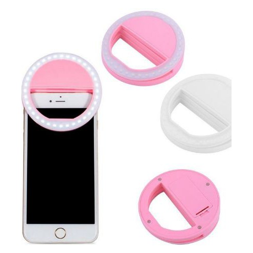 [Giá Siêu Rẻ] Đèn LED Kẹp Điện Thoại Hỗ Trợ Chụp Hình Selfie Pin Sạc | BigBuy360 - bigbuy360.vn