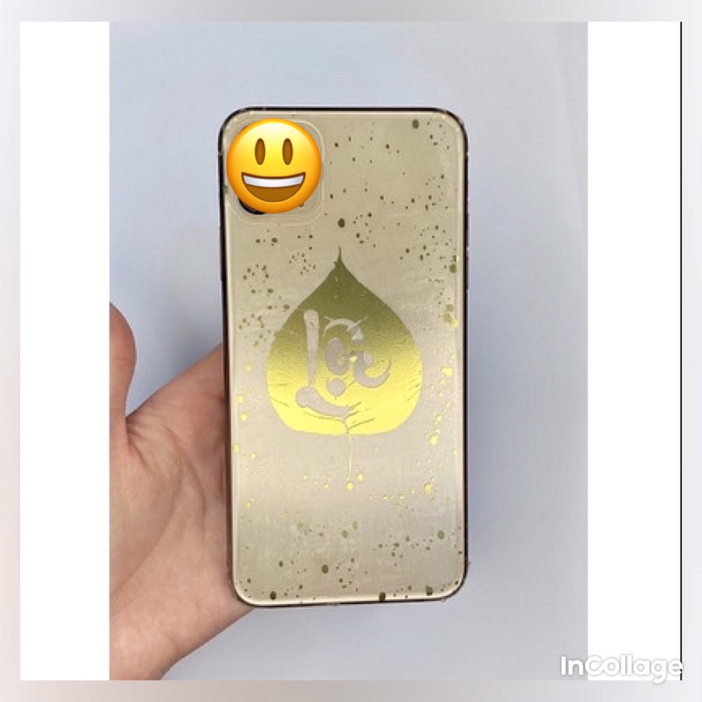 Miếng dán PPF mạ vàng thật 24k - 3 lớp bo full cả viền dành cho nhiều loại máy iP