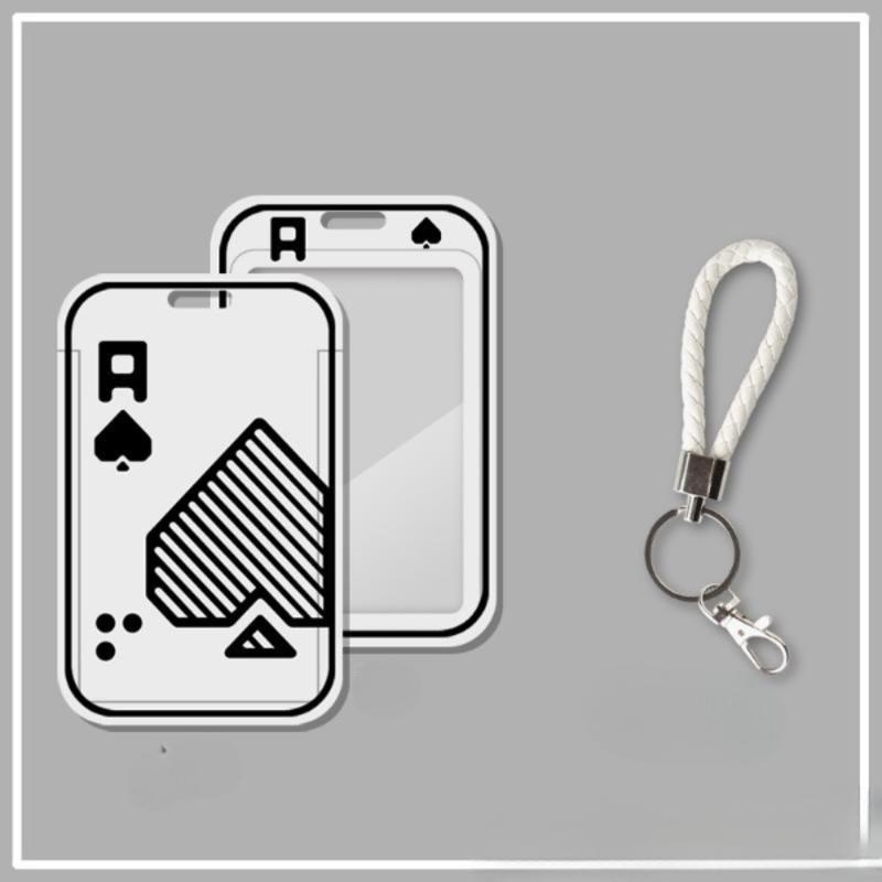 Bao Da Đựng Thẻ Sinh Viên / Thẻ ID / Tàu Ngầm Màu Đen Sáng Tạo Kèm Dây Đeo Dài
