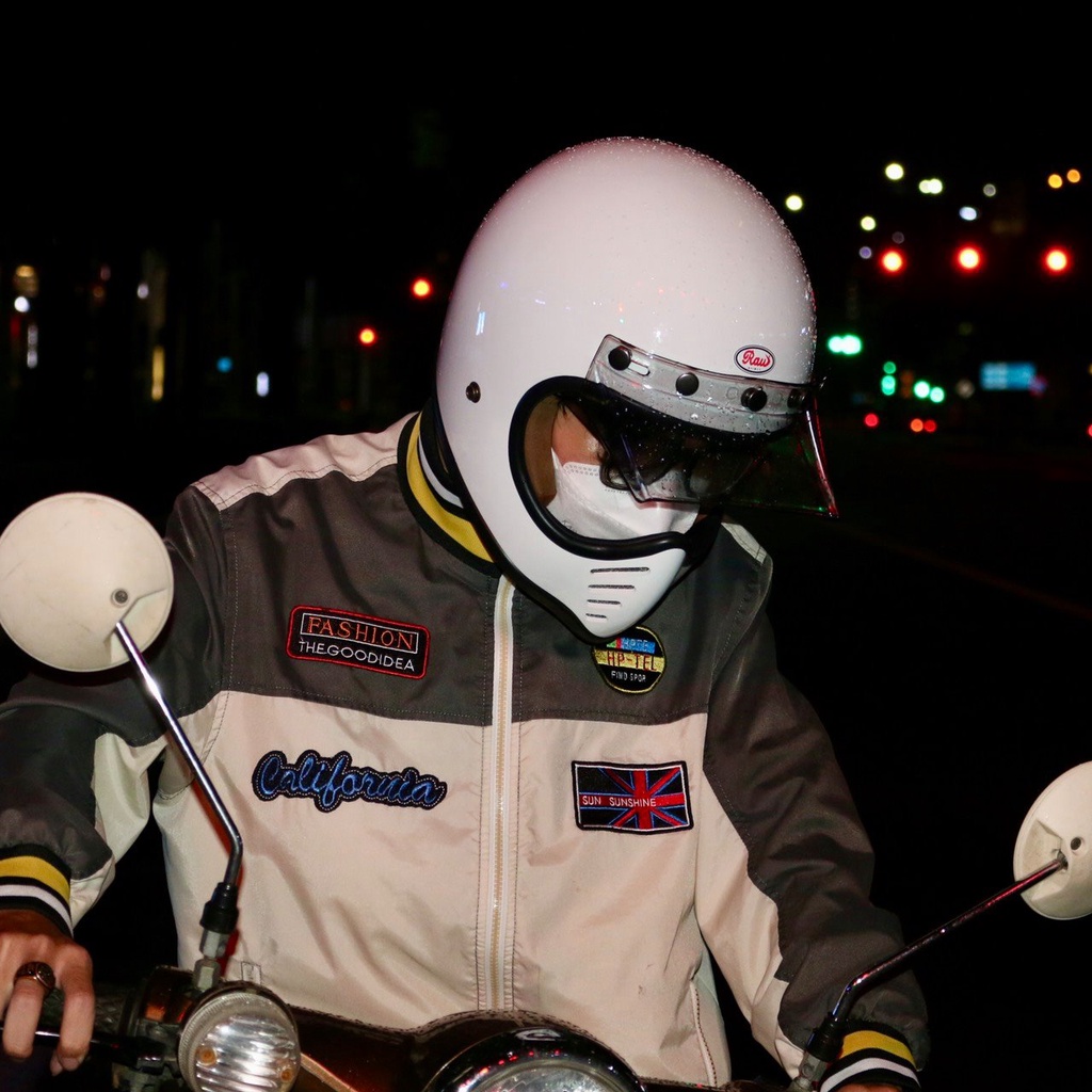 Mái che Raw Circle phụ kiện mũ bảo hiểm dành cho người đi xe máy Arrow