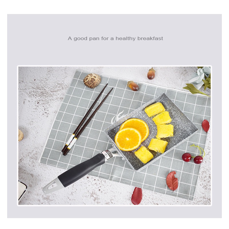 Chảo Chống Dính Hình Vuông Nhỏ Phong Cách Nhật Bản Maifan Shiyuzi