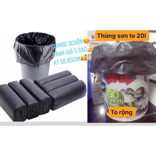 COMBO 3 CUỘN RÁC ĐEN TỰ PHÂN HUỶ 1 KG