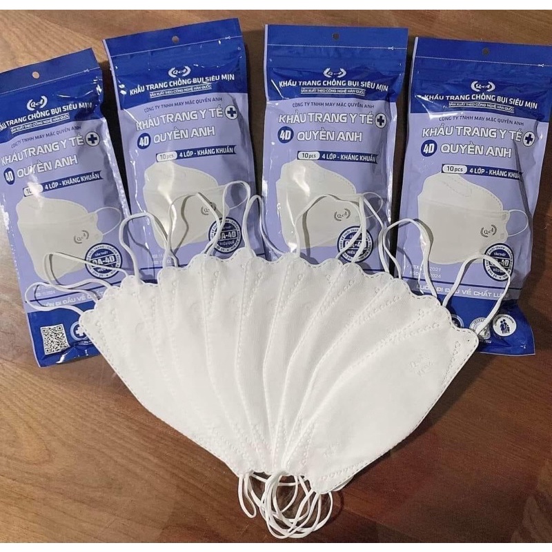 [Chính hãng] 1 Thùng Khẩu Trang kf94 Quyền Anh Cao Cấp loại 4-Chất đẹp-Không xù 300 cái