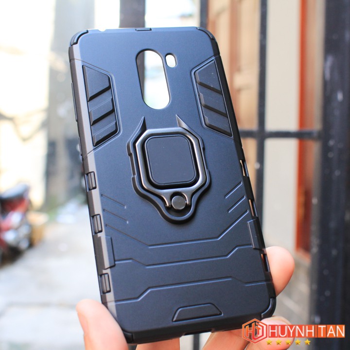 Ốp lưng Xiaomi Pocophone F1 chống sốc Iron Man ver 2 có Iring (Full Màu)