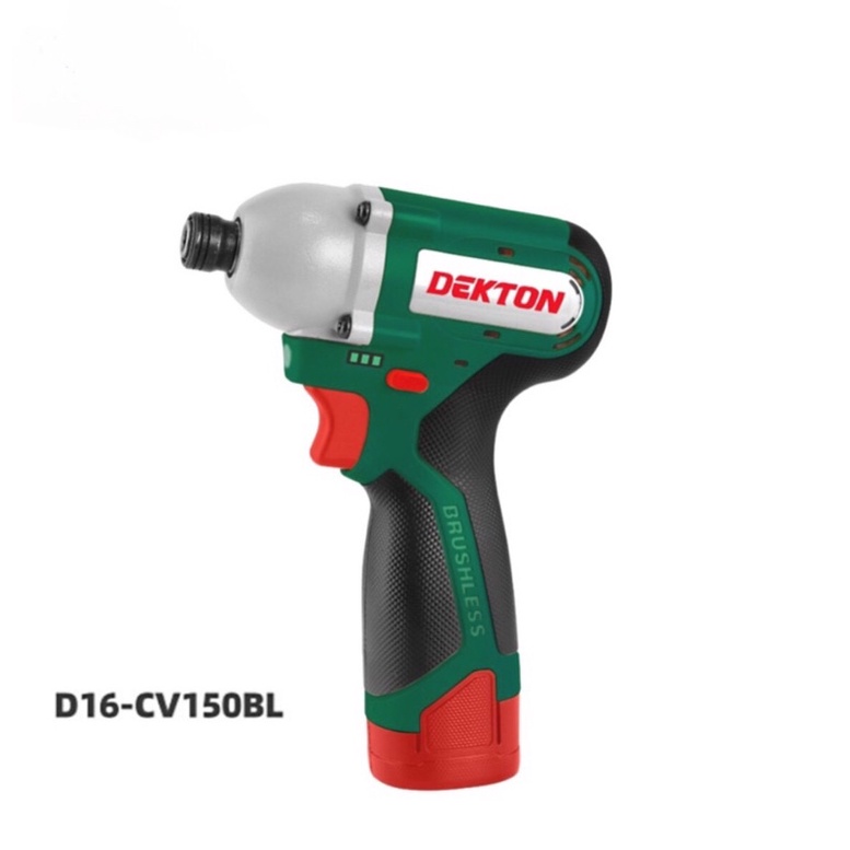 Combo 2 Máy Khoan Máy Chuyên Vít Pin Dekton Mini D16 - Động Cơ Không Chổi Than - Pin Gài 16.8V Đi Kèm Sạc