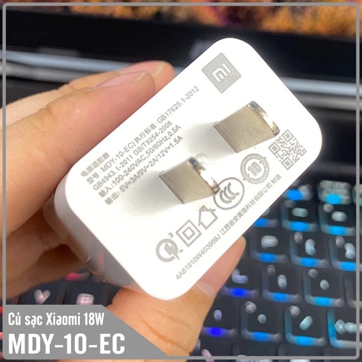 Củ Sạc Nhanh Xiaomi Quick Charge 3.0 18W - Hàng chính hãng