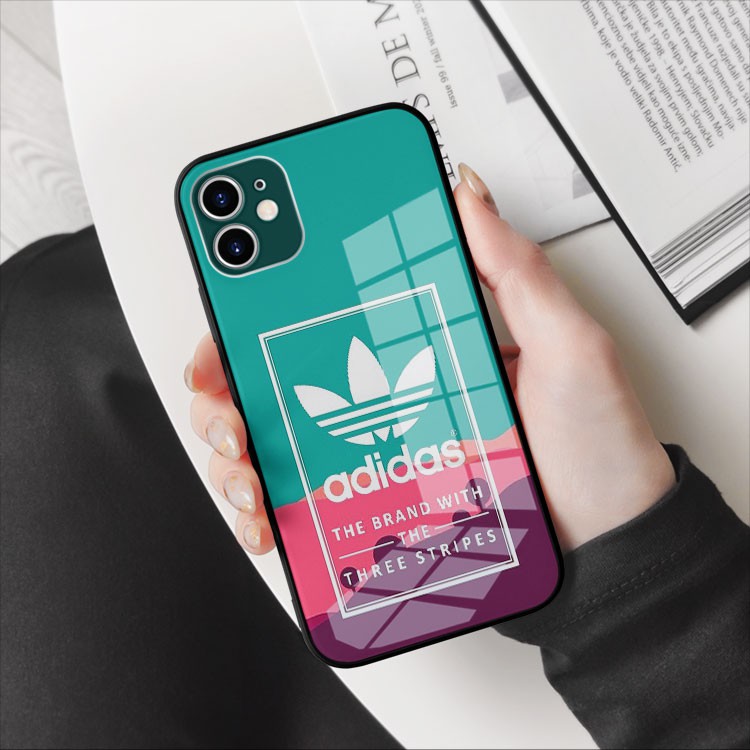 Ốp lưng kính Adidas buy Iphone 7/7Plus/8/8Plus/X/Xs/Xs Max/11/11 Promax/12/12 Promax OK-BRD20210931