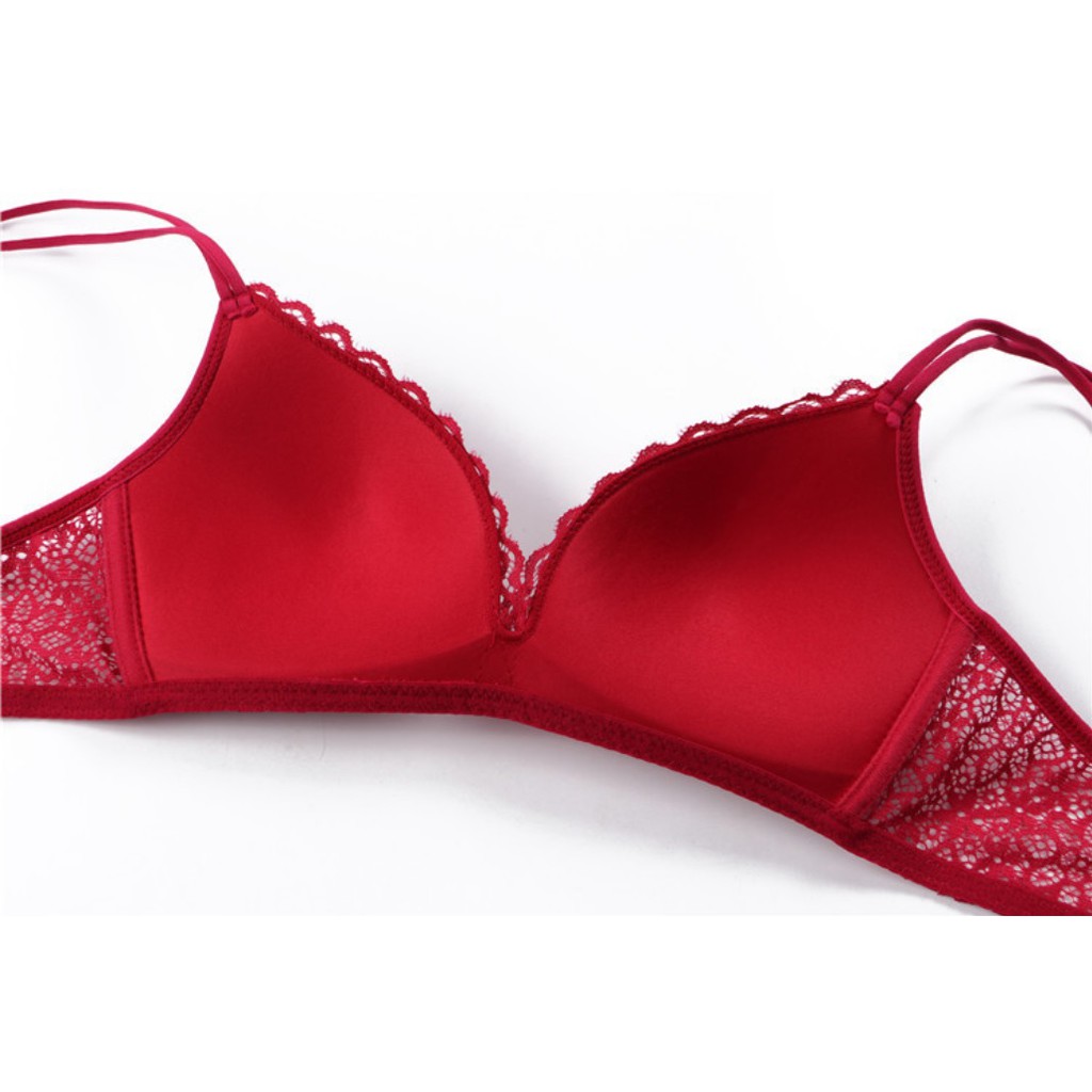 Áo ngực nữ ren mỏng không gọng có size 38/85, thiết kế đơn giản, trẻ trung, dễ phối đồ (MS 04008) Anna Shop