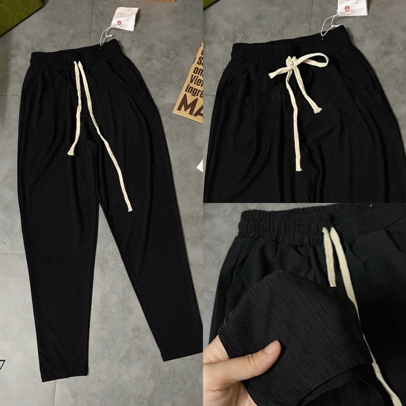 QUẦN TĂM NHŨN LÀM MÁT ỐNG ĐỨNG MỚI CHẤT TĂM NHŨN KHÔNG NHÀU NÁT