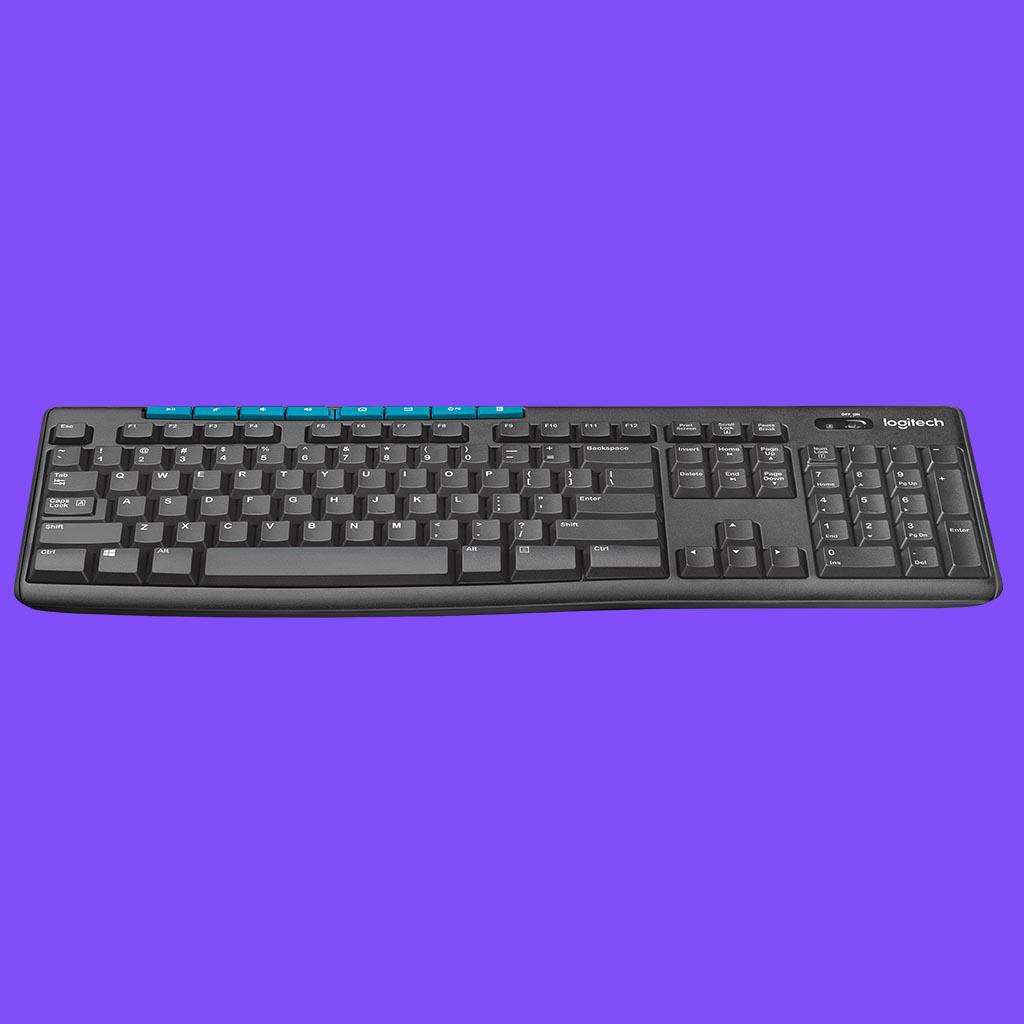 [Mã ELBAU5 giảm 5% tối đa 500K] Combo chuột phím không dây Logitech MK275 - Phím media & viền chuột nổi bật, 1 đầu USB | BigBuy360 - bigbuy360.vn