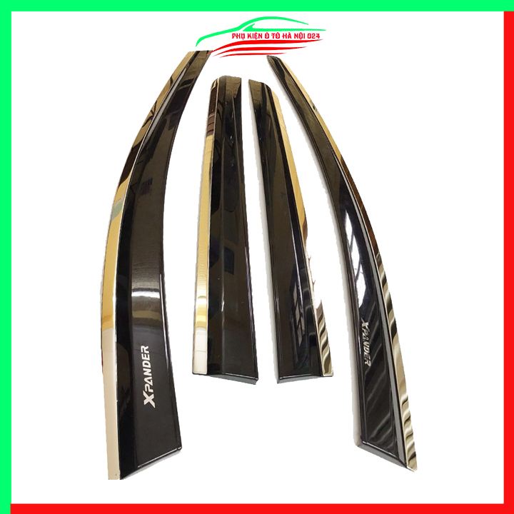 Vè che mưa cho ô tô Xpander 2018-2020 chỉ inox bảo vệ xe
