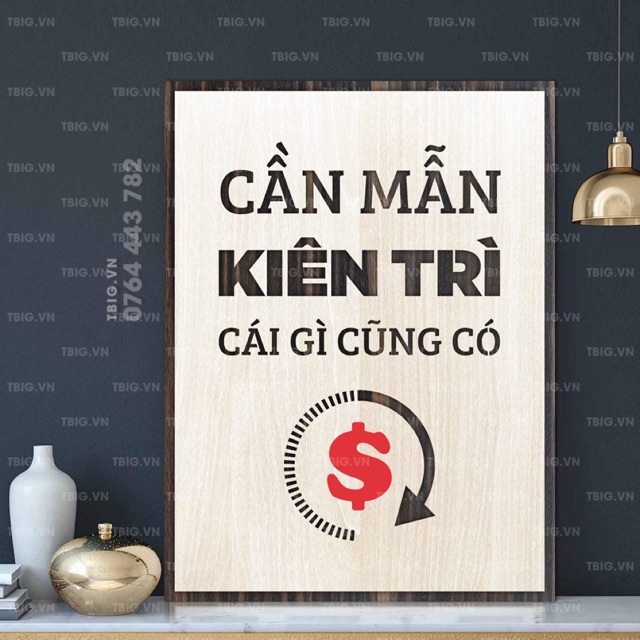 Tranh Tạo Động Lực Gỗ TBIG060 trang trí phòng hiện đại