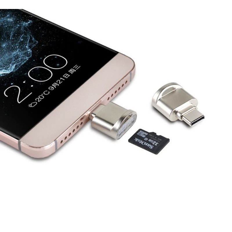 Đầu đọc thẻ GoPro cho điện thoại.