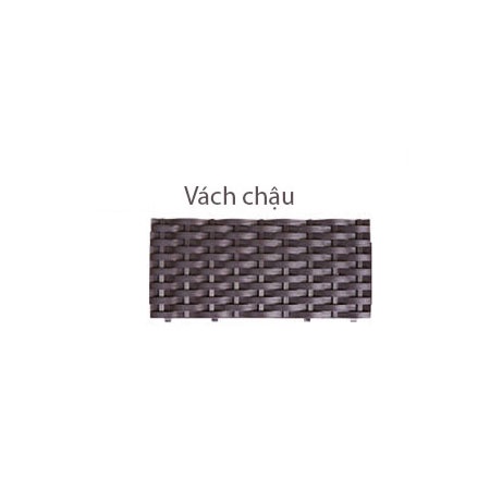 Vách chậu ghép trồng rau nâu 40cm